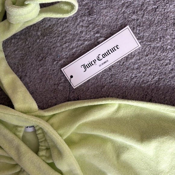 Juicy Couture Yellow Terry Cloth Dress Coverup Exclusive UO S NWT Keyhole Mini - Picture 6 of 7